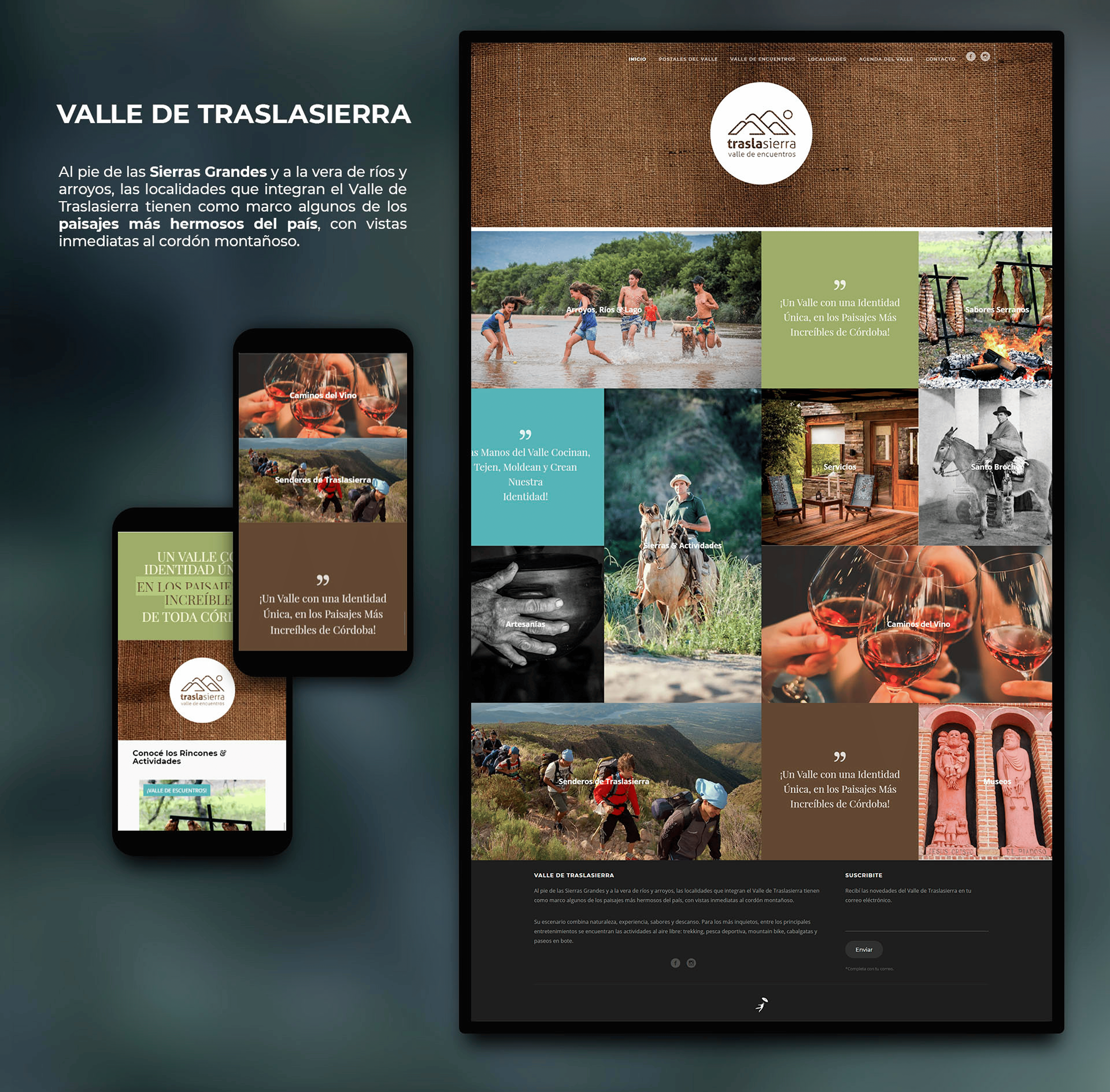 Valle de Traslasierra web design
